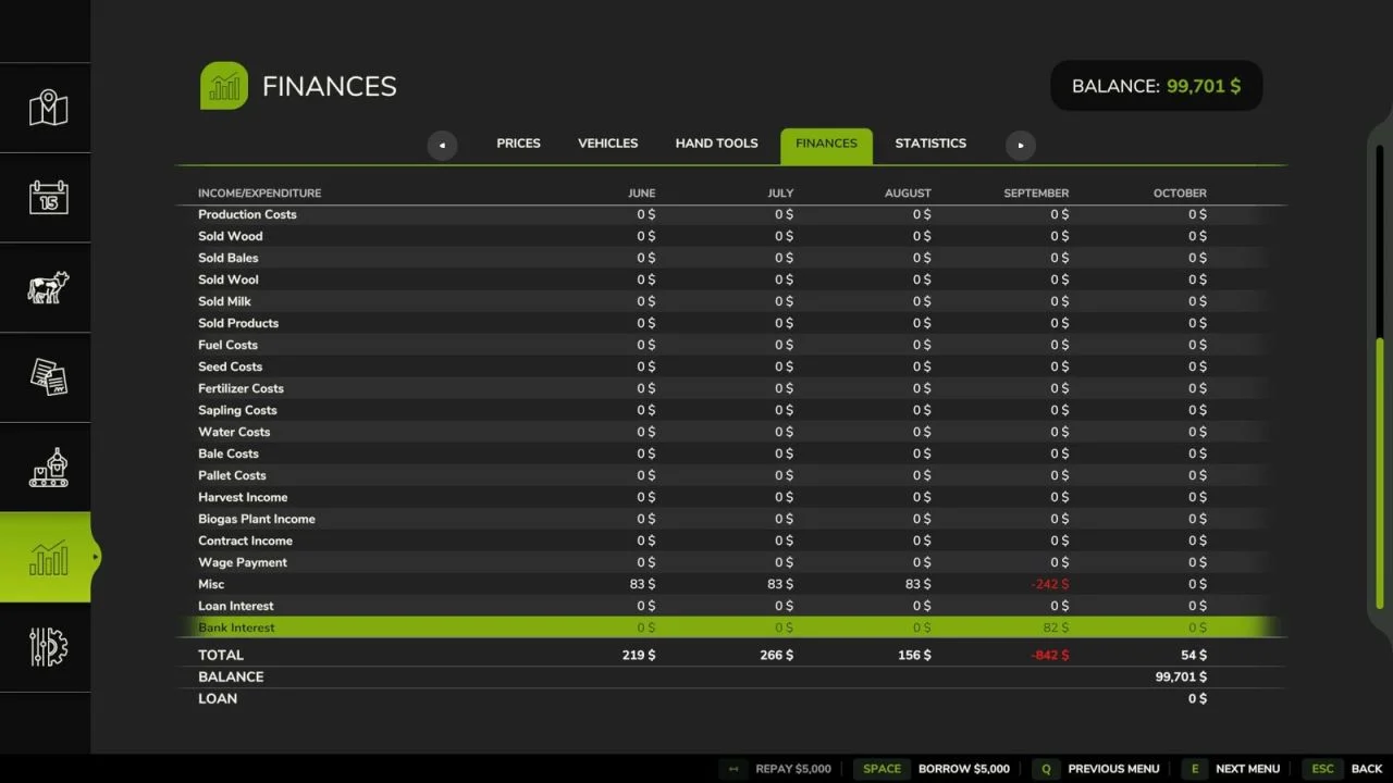 FS25 Bank Balance Earns Interest V1.2 Other Mod