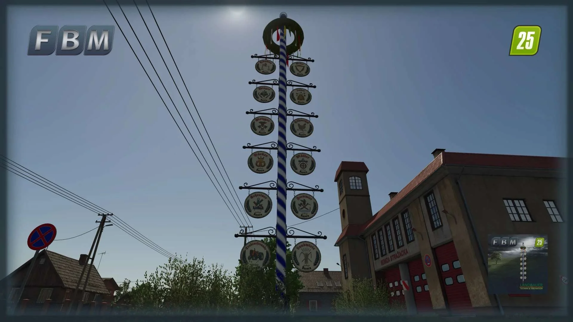 FS25 Bavarian Maypole DE v1.0 Other Mod FS25 Mod Free Download