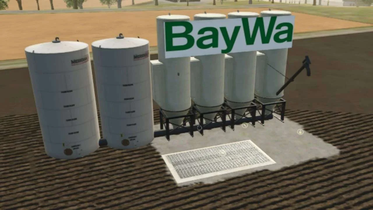 FS25 BayWa Point v1.0 Other Mod FS25 Mod Free Download