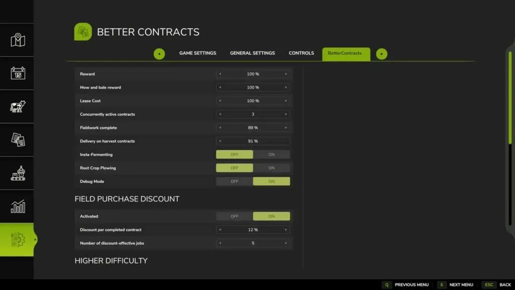FS25 Better Contracts Fix vehicle selection v1.0 Other Mod FS25 Mod Free Download