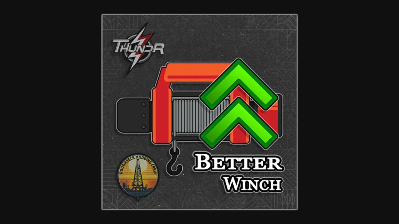 FS25 Better Winch V1.0.0.2 Other Mod FS25 Mod Free Download