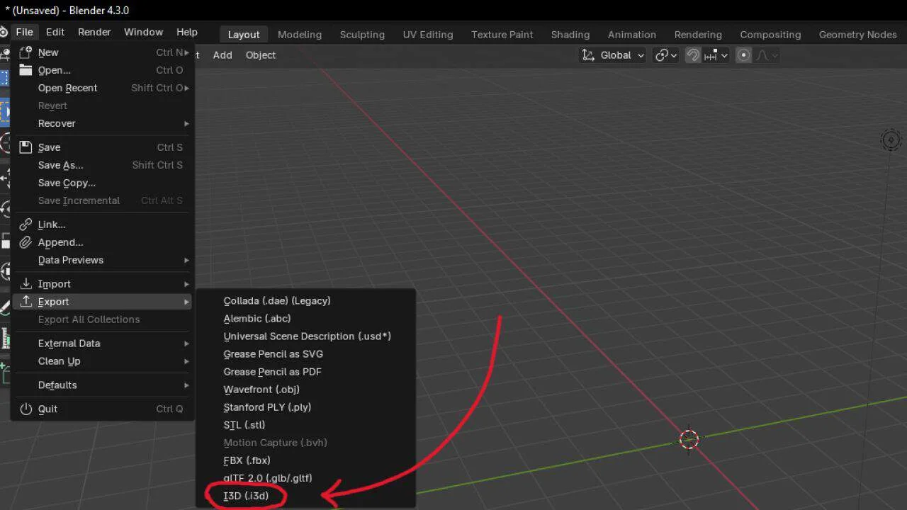 FS25 Blender I3D Exporter v1.0 Other Mod FS25 Mod Free Download
