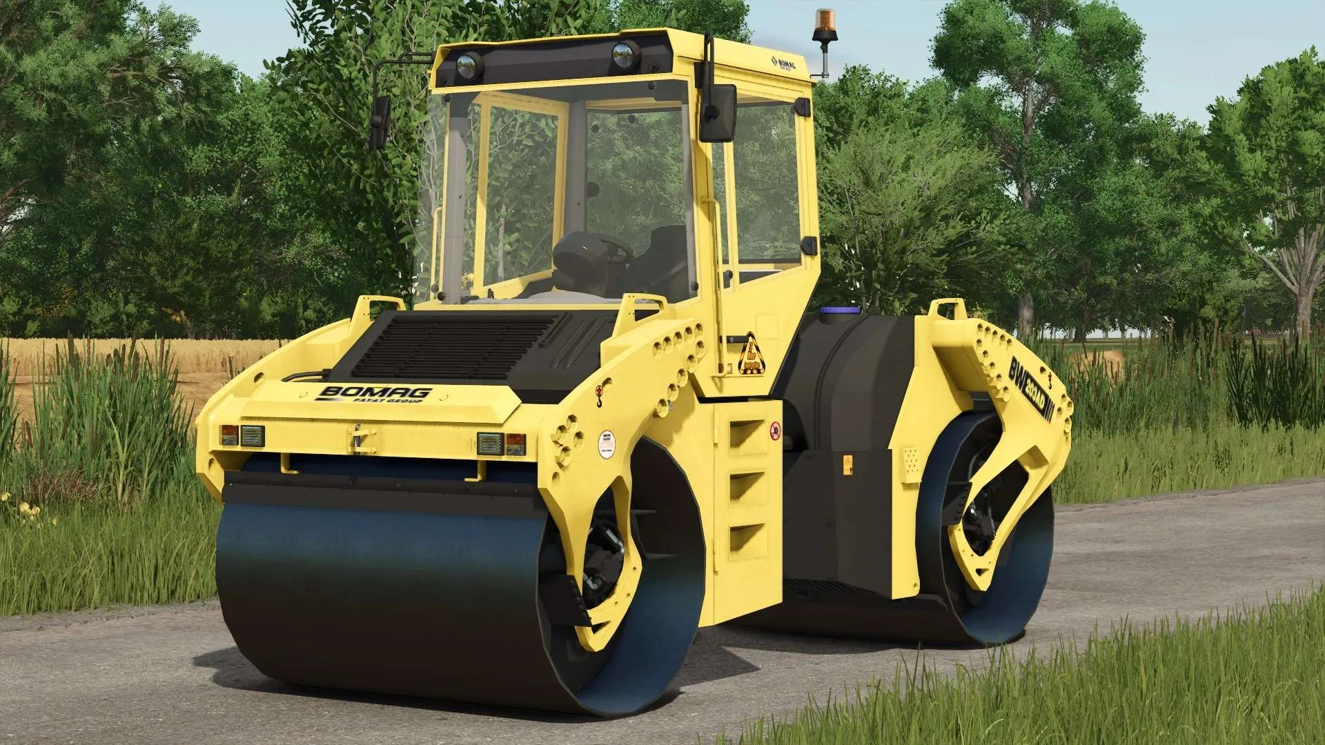 FS25 Bomag BW 203AD Roller v1.0 Other Mod FS25 Mod Free Download