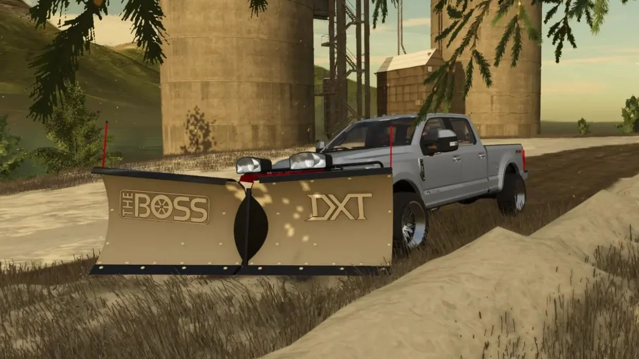 FS25 Boss DXT V Snow Plow V1.0 Other Mod FS25 Mod Free Download
