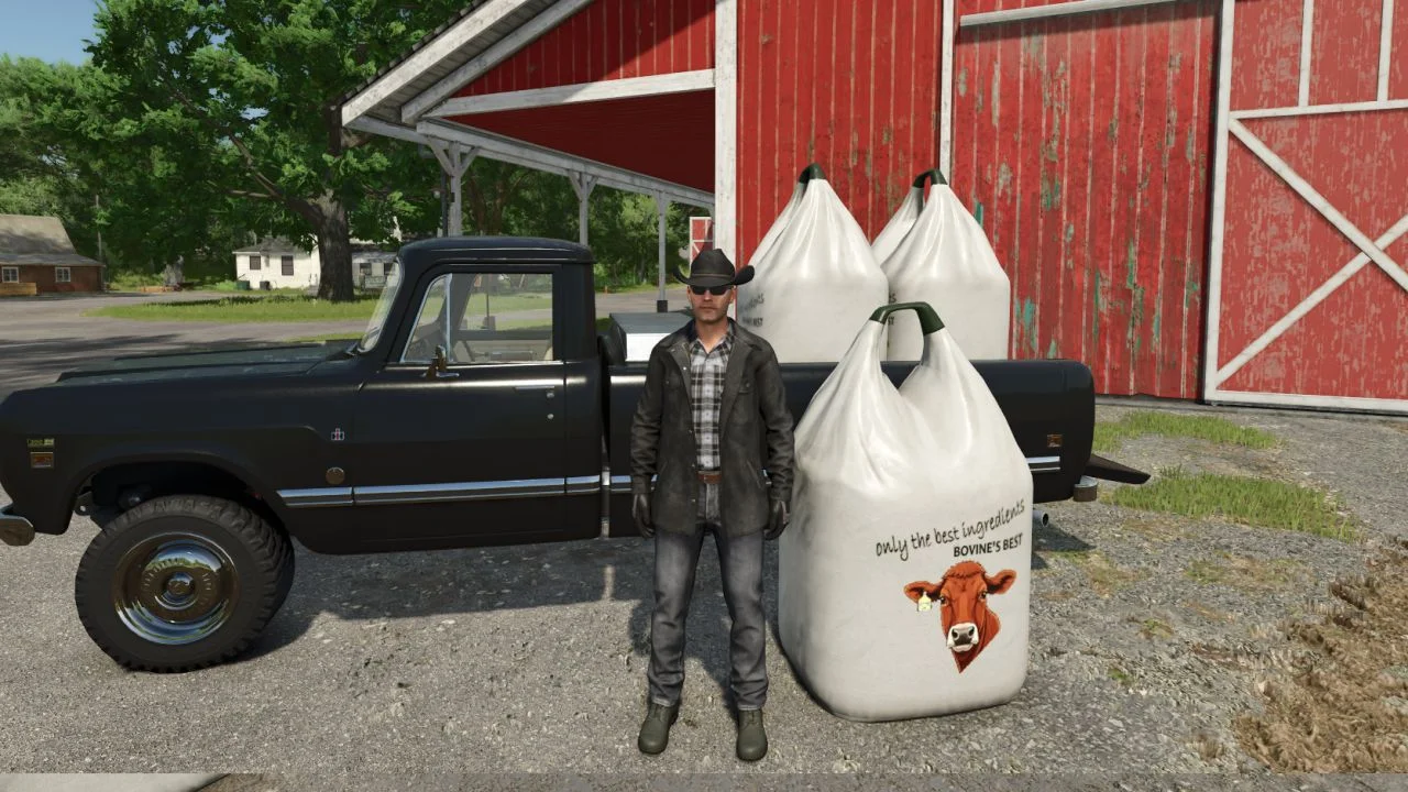 FS25 Bovine’s Best TMR Big Bag Cow Food v1.0 Other Mod FS25 Mod Free Download