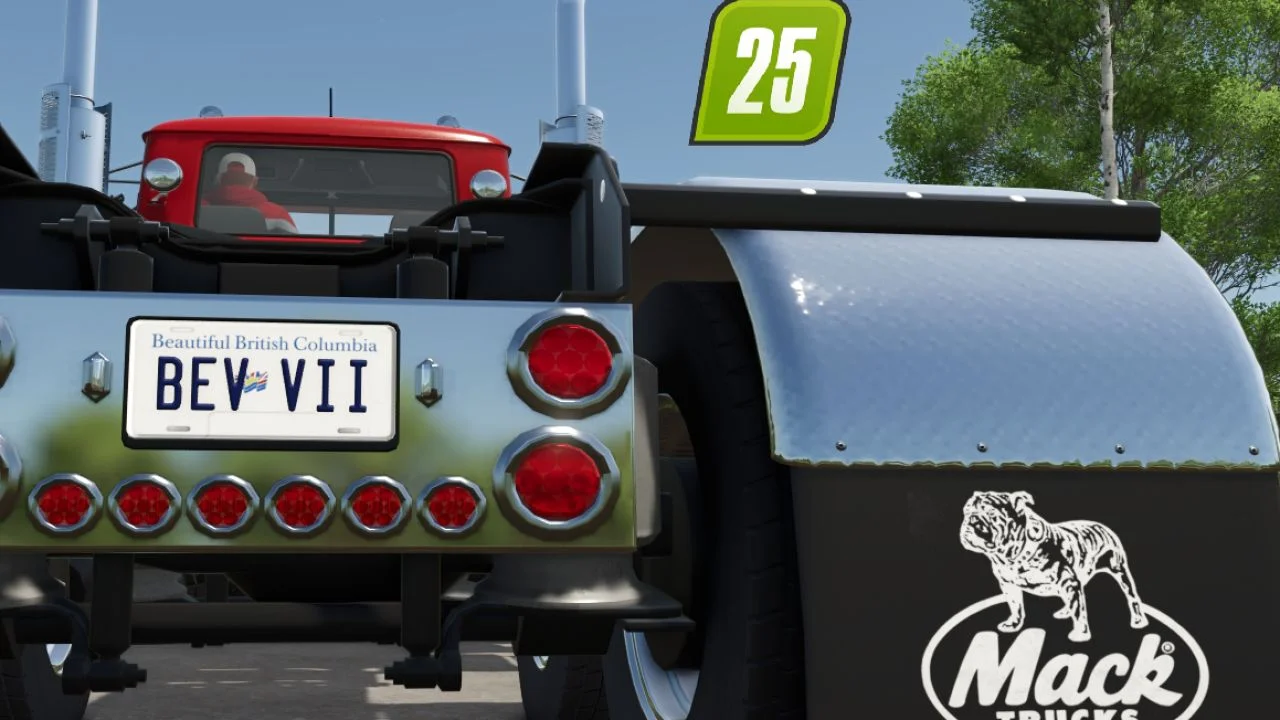 FS25 British Columbia License Plate V1.0 Other Mod