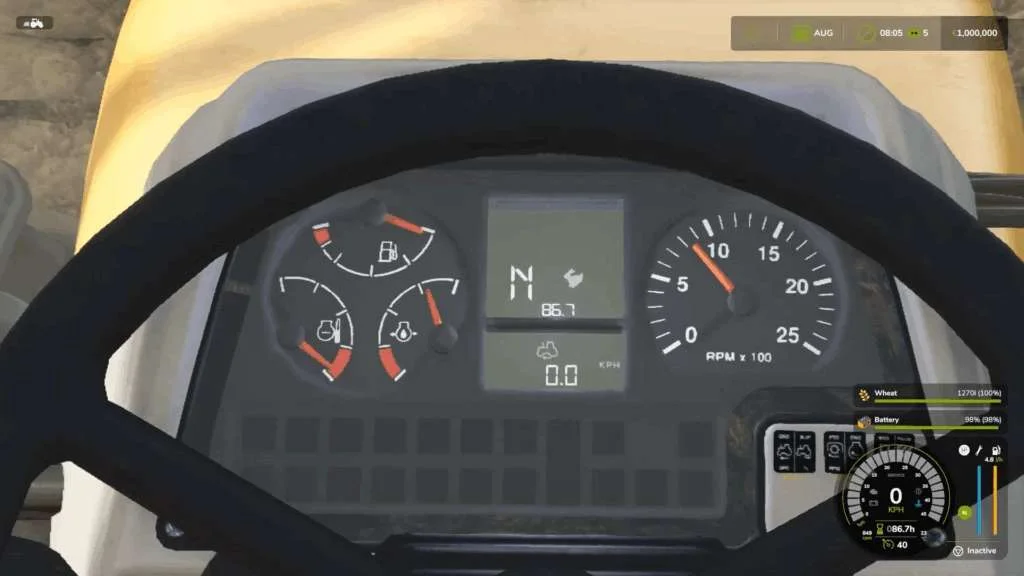 FS25 Cab View Zoom v1.0 Other Mod FS25 Mod Free Download