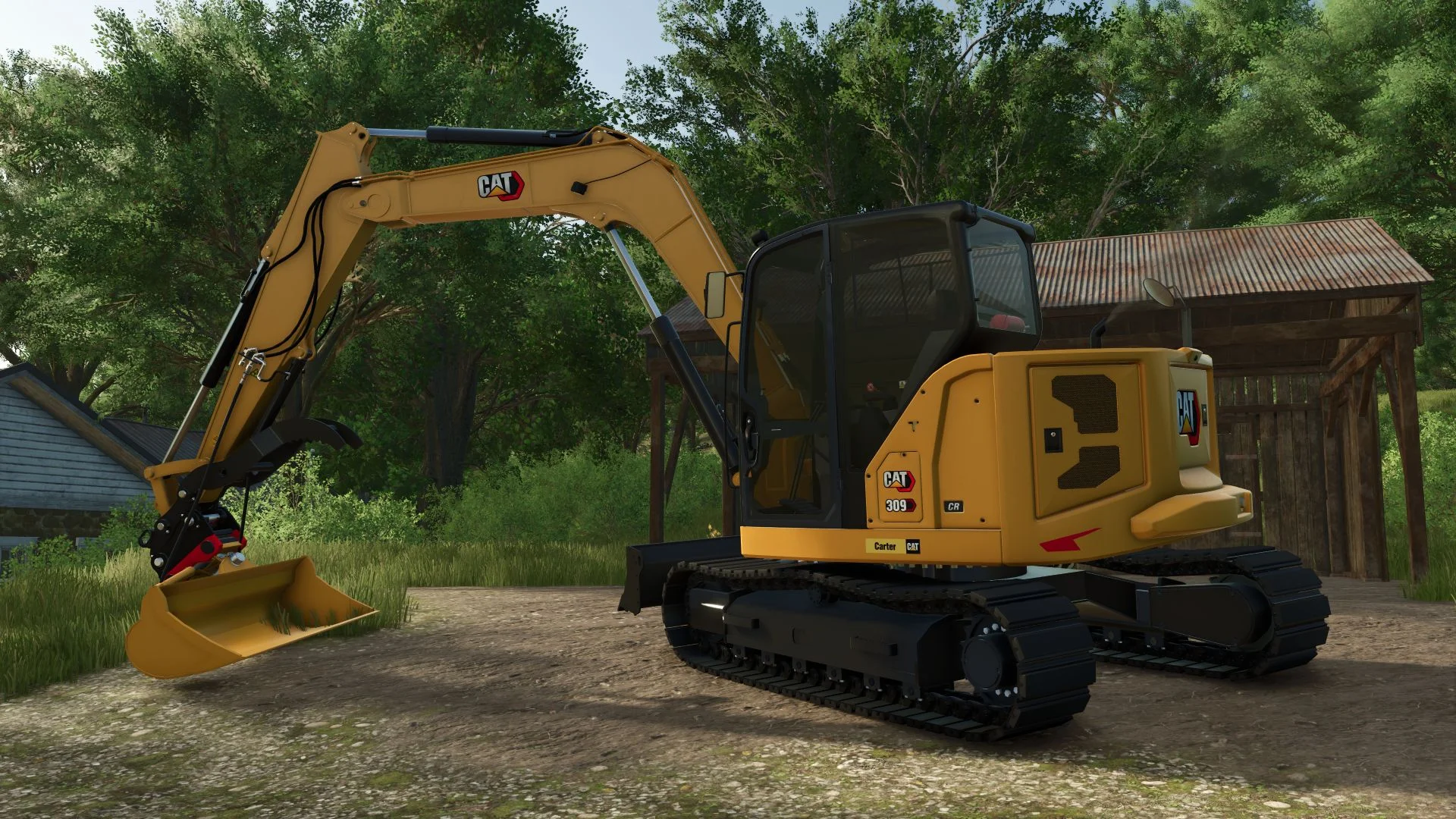 FS25 CAT 309 CR V1.1 Other Mod FS25 Mod Free Download