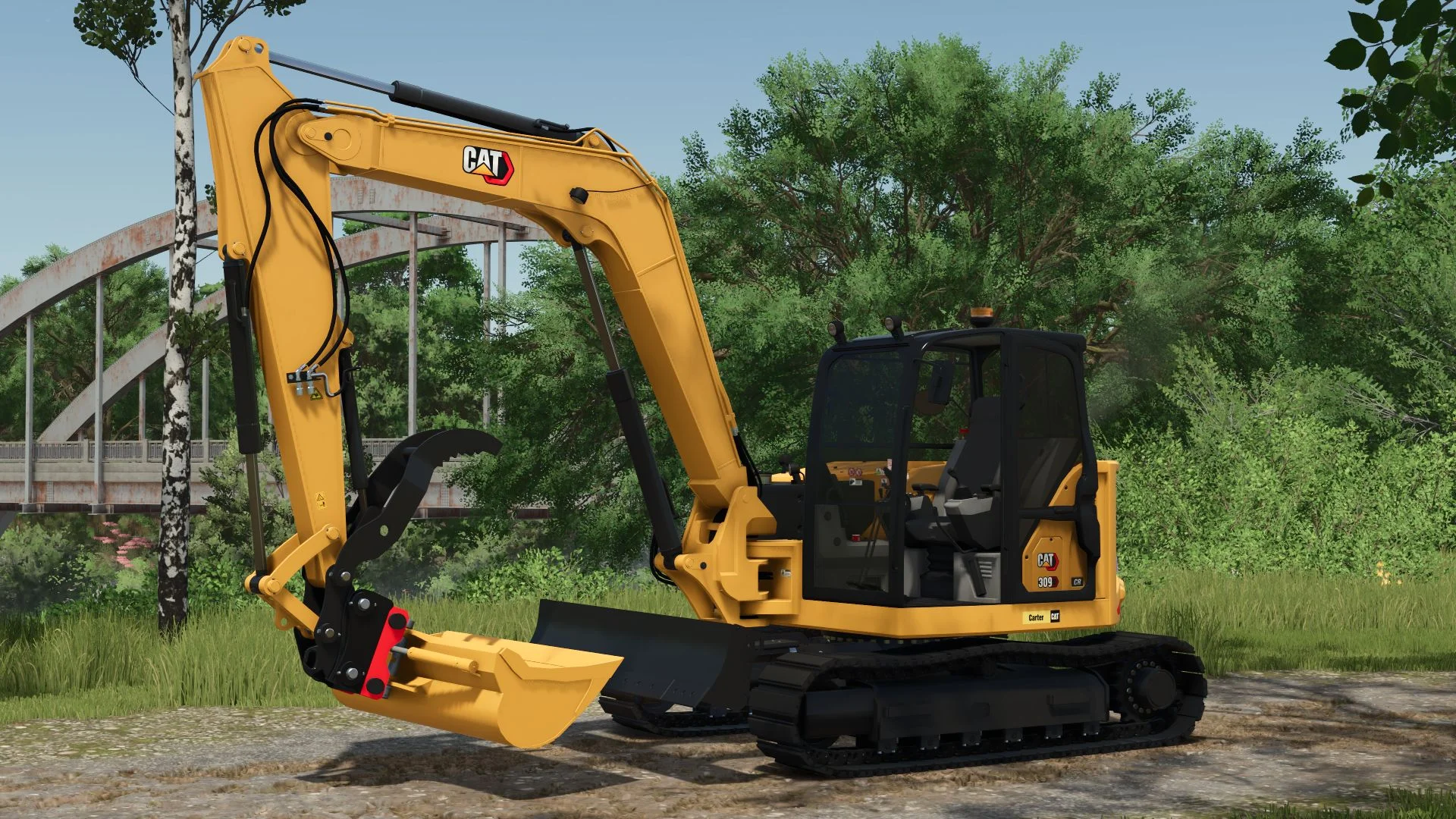 FS25 CAT 309 CR V1.2.0.1 Other Mod FS25 Mod Free Download