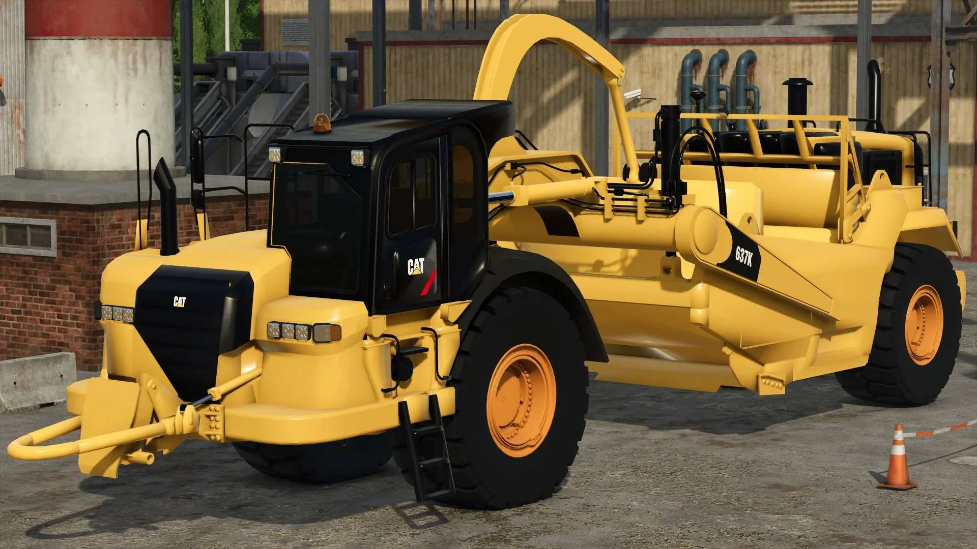 FS25 CAT 637K Scraper v1.0 Other Mod