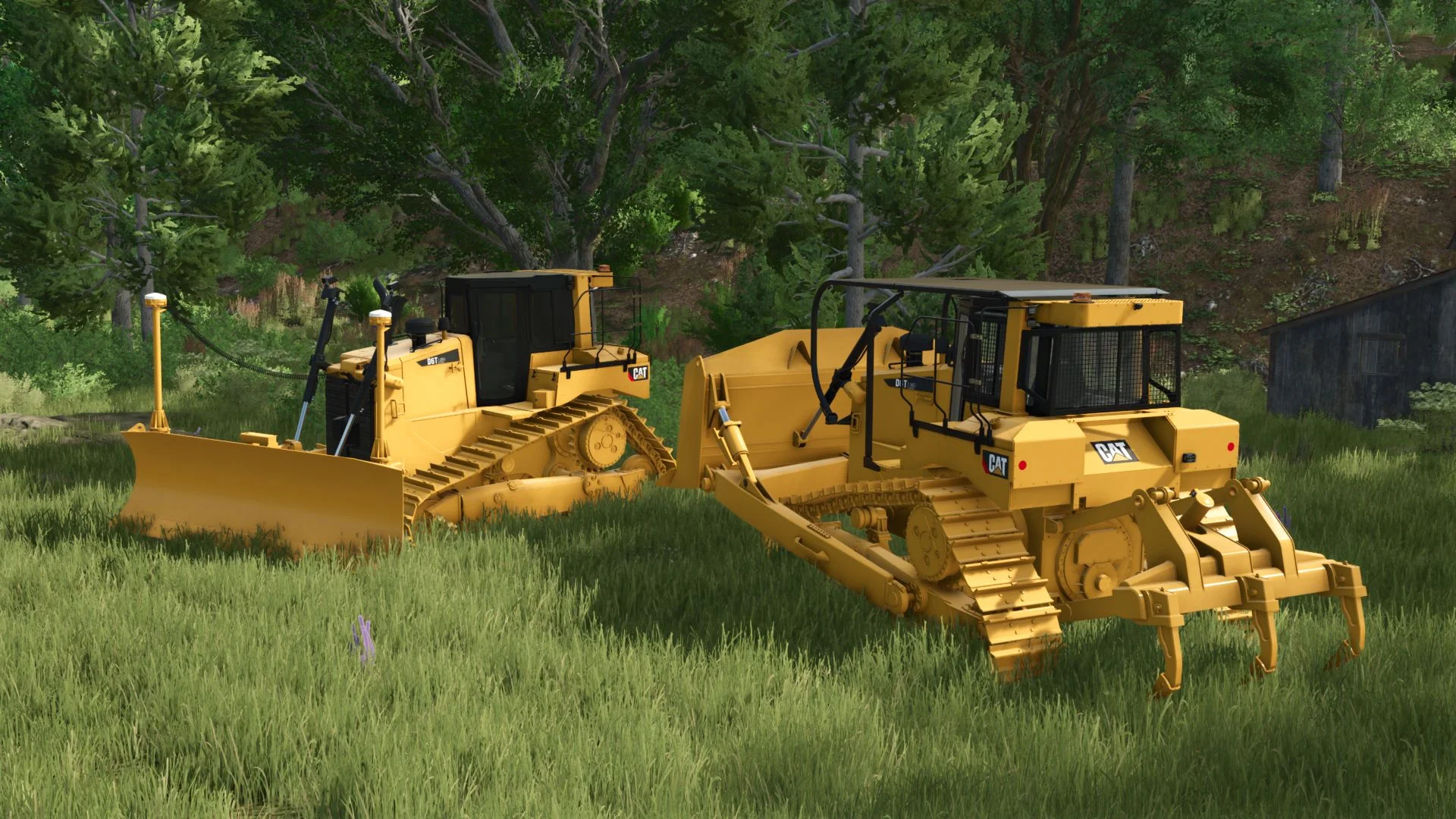 FS25 CAT D6T and Accessories V1.0 Other Mod FS25 Mod Free Download
