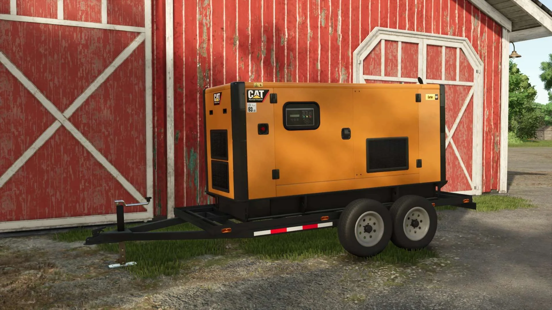 FS25 Cat Diesel Generator Trailer v1.0 Other Mod FS25 Mod Free Download