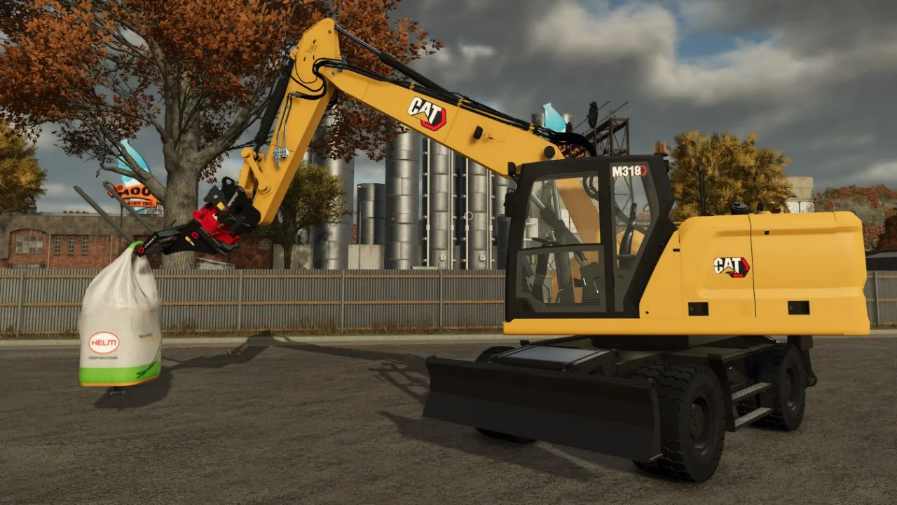 FS25 CAT M318 V1.0 Other Mod FS25 Mod Free Download