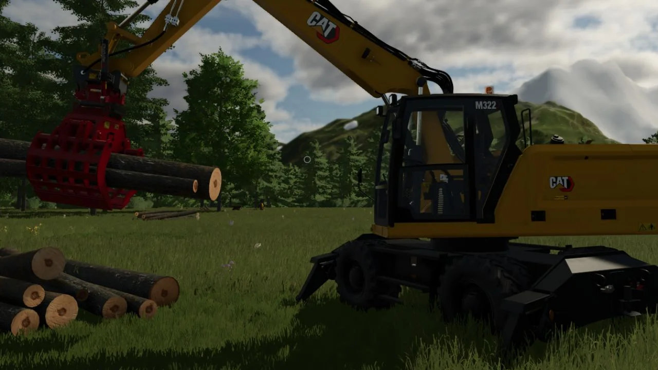 FS25 CAT M322 V1.4 Other Mod