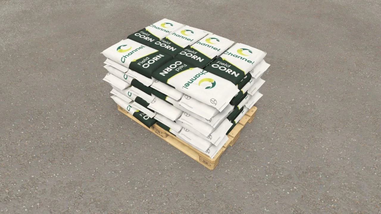 FS25 Channel Field Corn Seed Pallet V1.0 Other Mod
