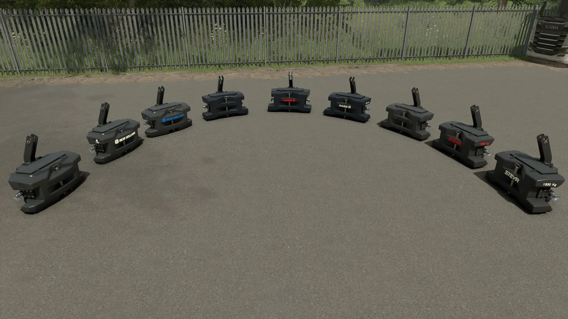 FS25 CNH 1000kg Weight V1.0.1 Other Mod