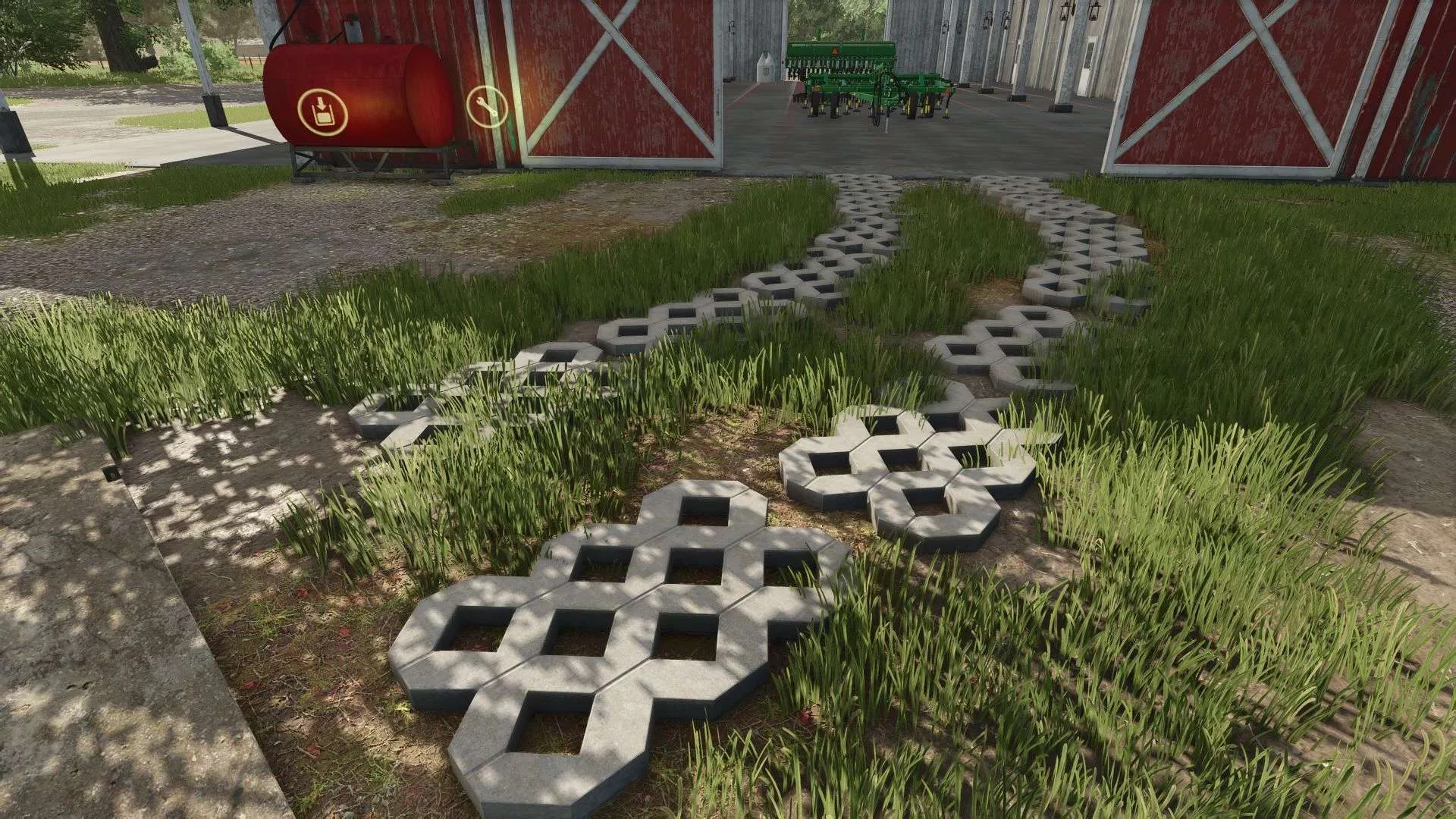 FS25 Concrete open slab for the road v1.0 Other Mod FS25 Mod Free Download