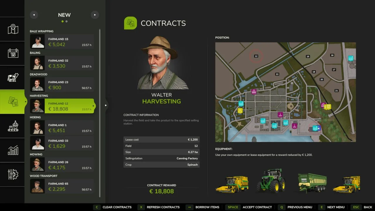 FS25 Contracts Plus V1.0.0.2 Other Mod FS25 Mod Free Download