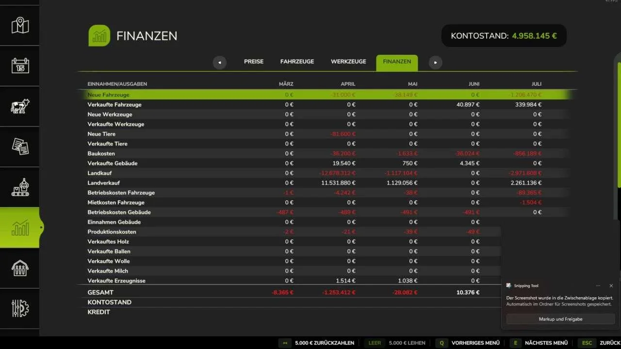 FS25 Credit limit 10 million v1.0 Other Mod FS25 Mod Free Download