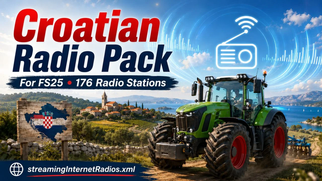 FS25 Croatian Radio Stations V1.0 Other Mod