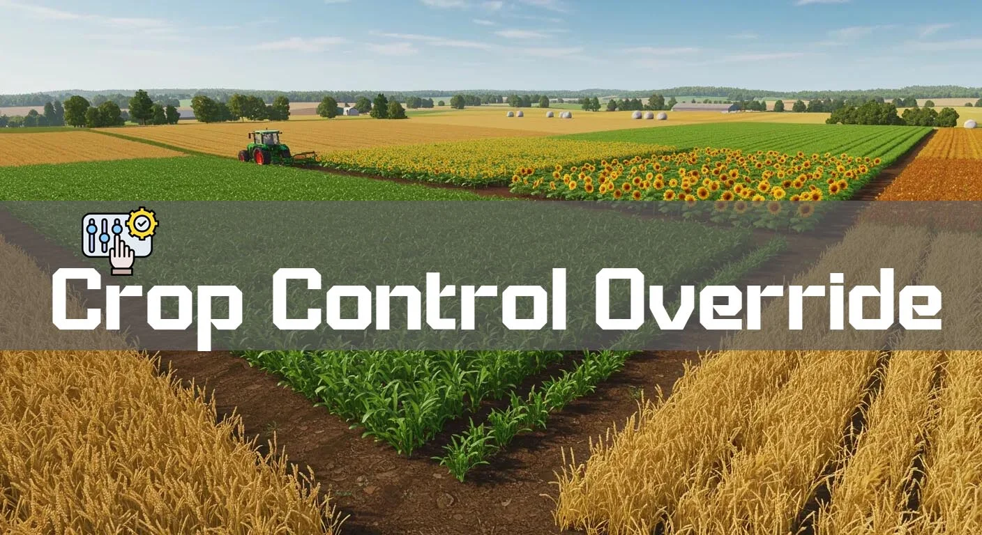 FS25 Crop Control Override V1.0.0.4 Other Mod FS25 Mod Free Download