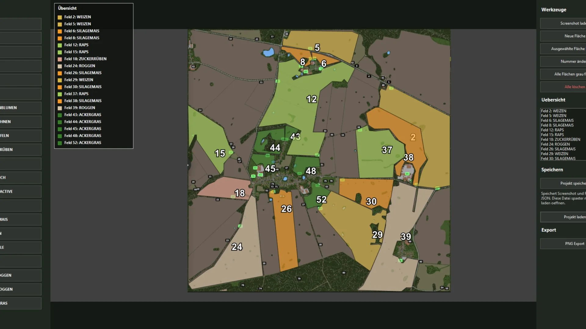 FS25 Crop planner program v1.0 Other Mod
