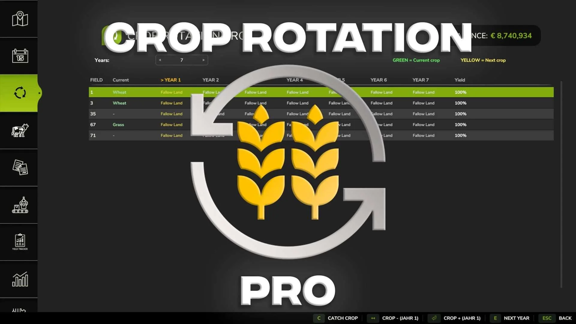 FS25 CropRotationPro v1.0.2.3 Other Mod