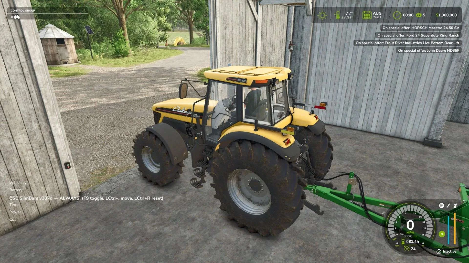 FS25 CSC Compatibility HUD v1.0 Other Mod FS25 Mod Free Download