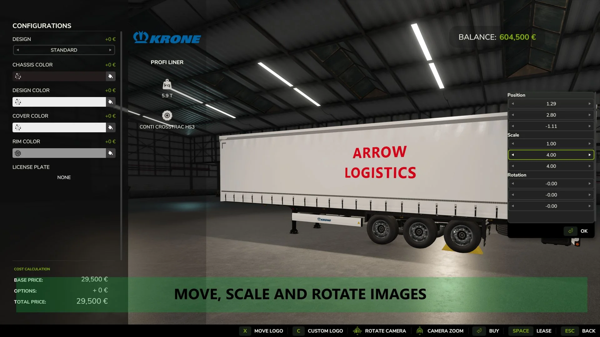 FS25 Custom logos on any vehicle V1.0 Other Mod FS25 Mod Free Download