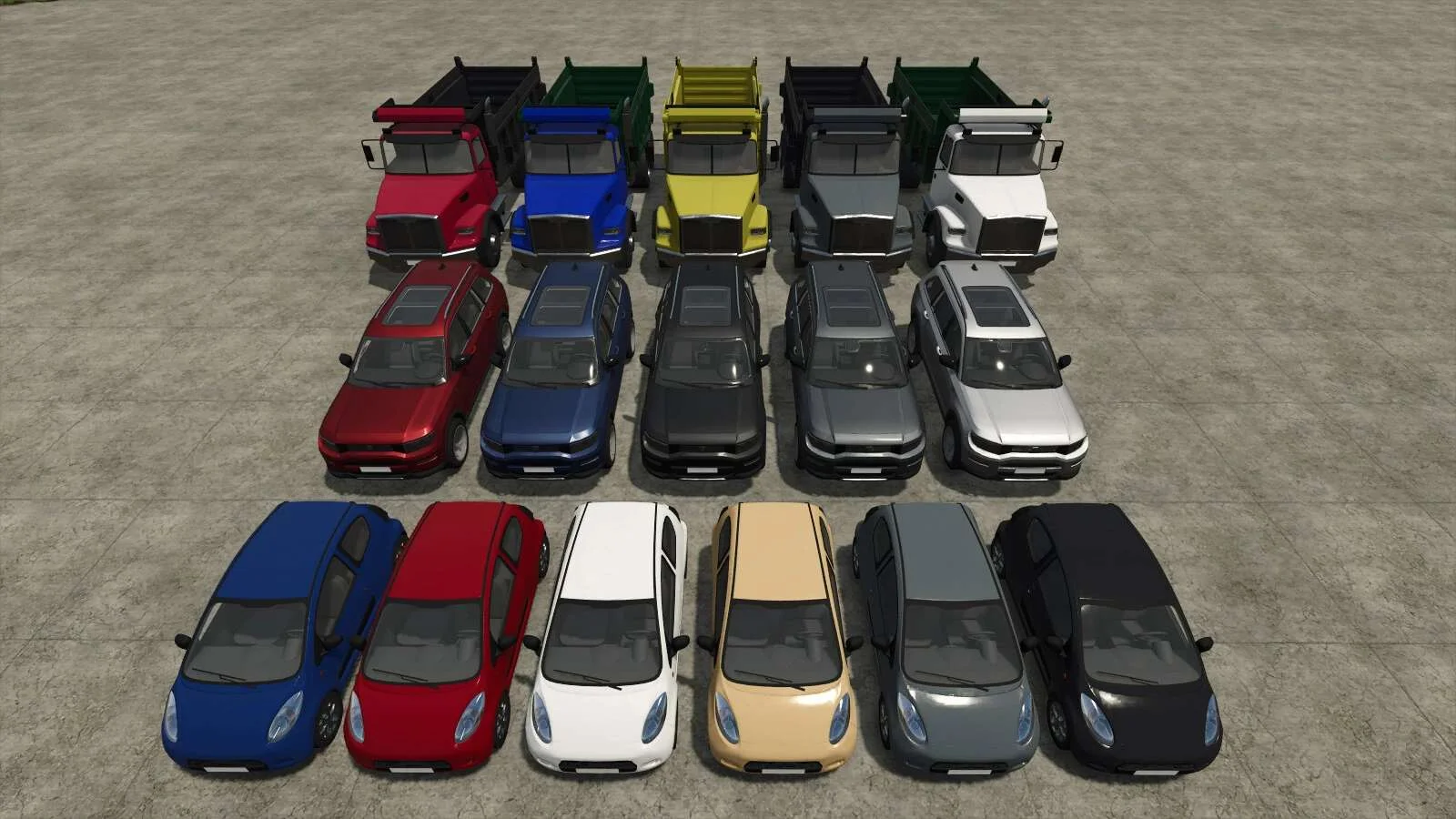 FS25 Decorative Car Pack v1.0 Other Mod FS25 Mod Free Download