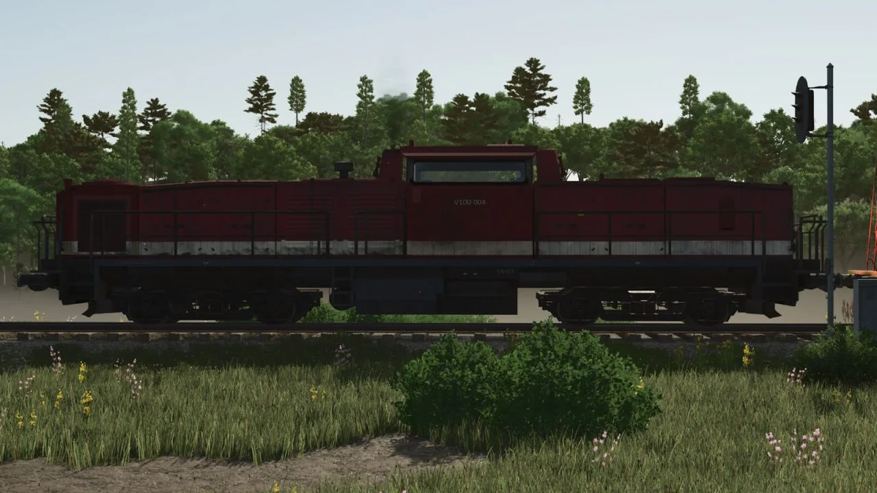 FS25 Diesel Locomotive V100 Prefab V1.0 Other Mod