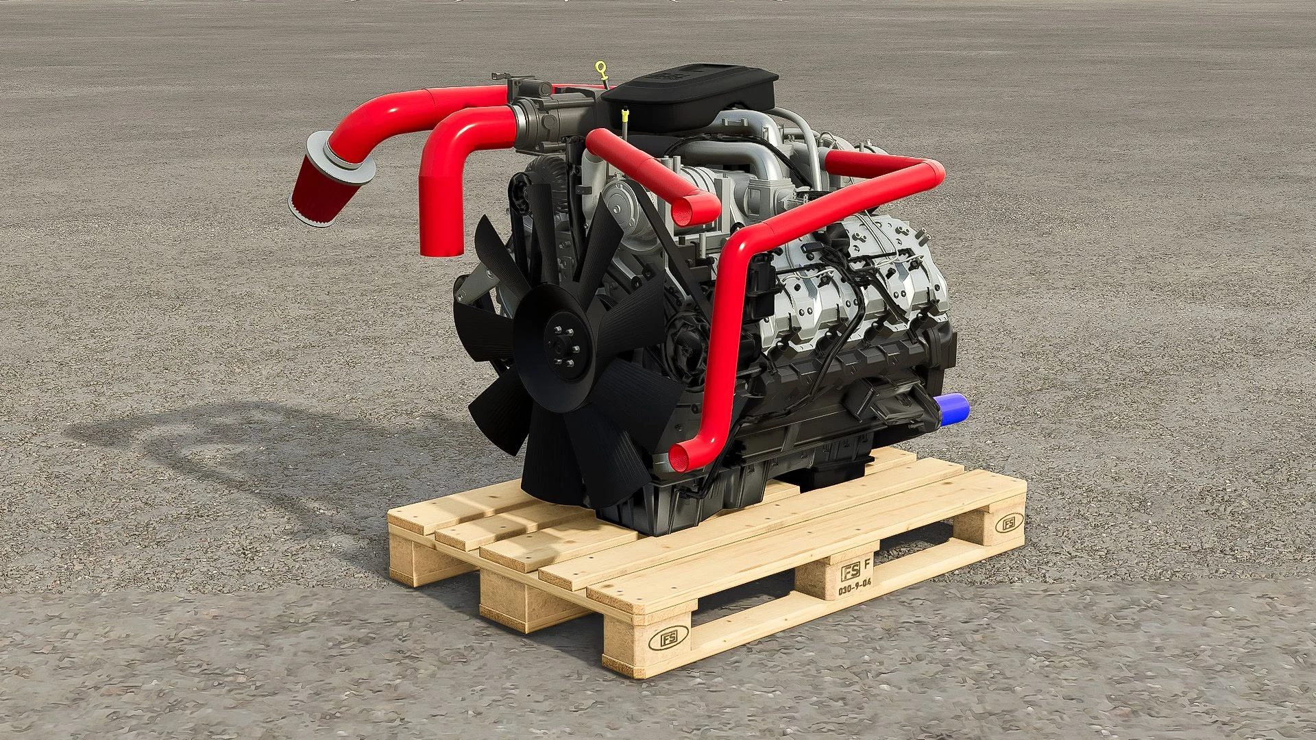FS25 Duramax LLY Crate Engine v1.0 Other Mod FS25 Mod Free Download