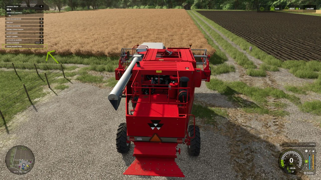 FS25 Dynamic Headerspeed V1.1 Other Mod FS25 Mod Free Download