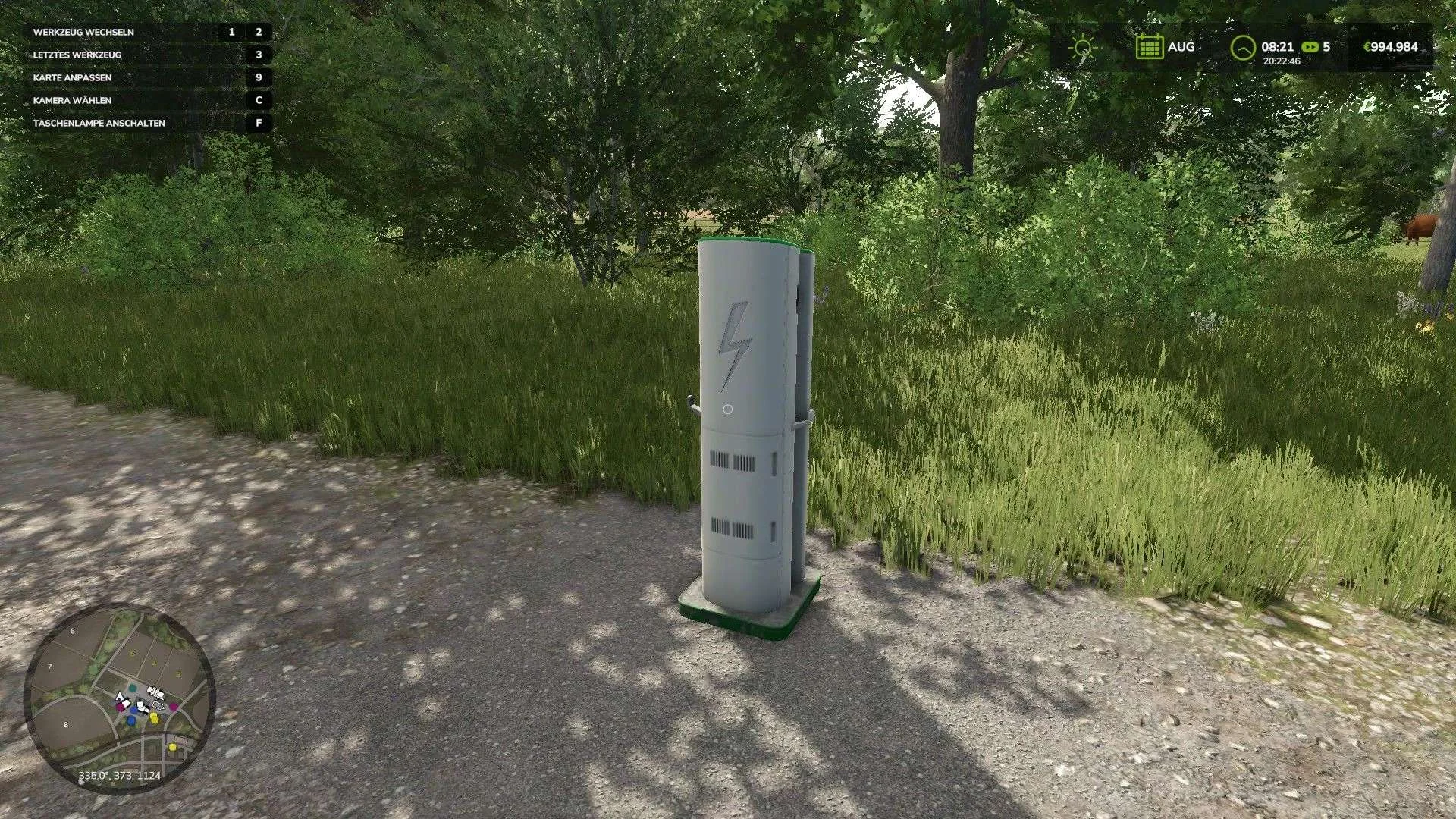 FS25 Electric Charging Station 5x-10x v1.0 Other Mod FS25 Mod Free Download