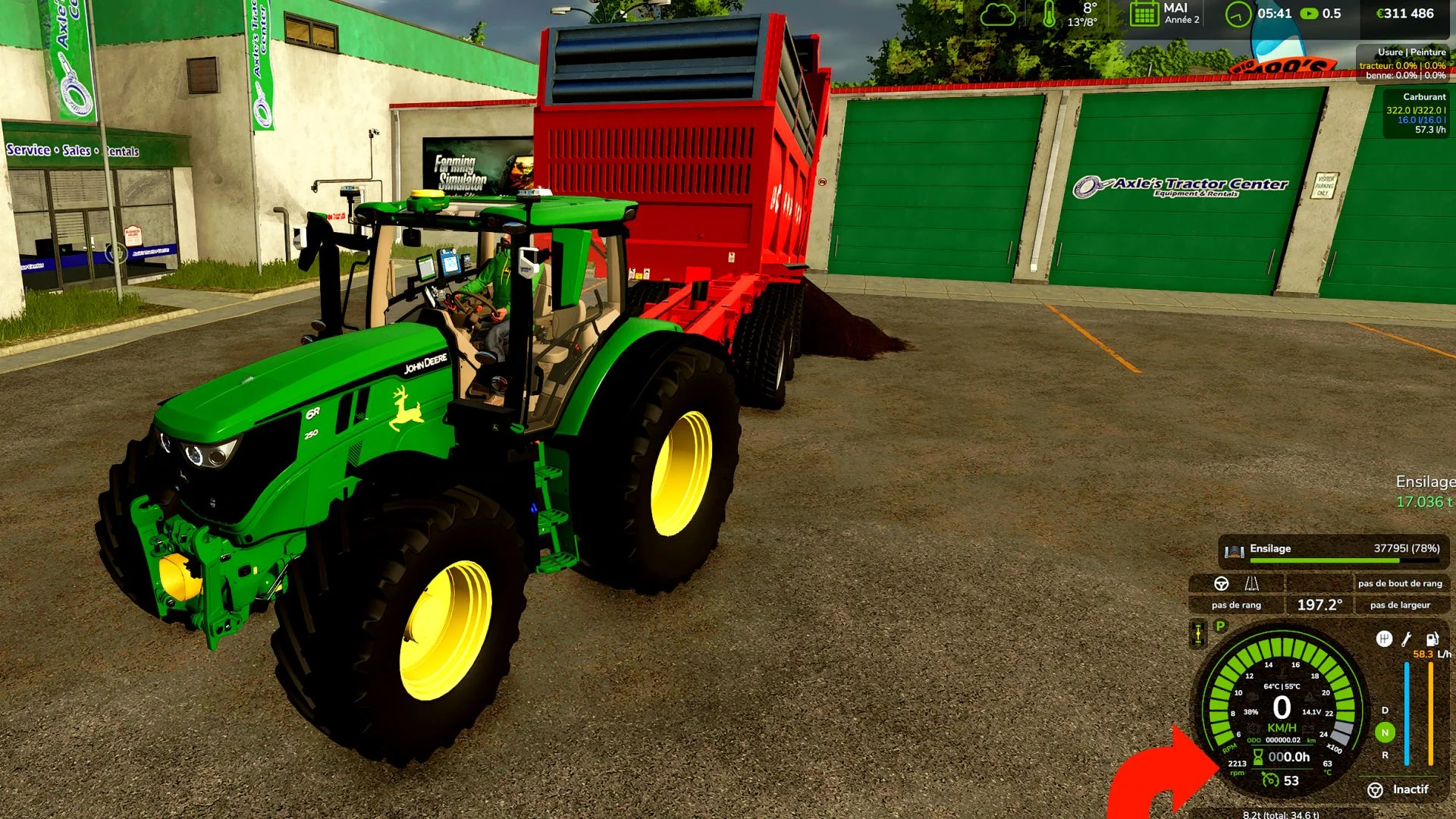 FS25 Engine Speed v1.0 Other Mod