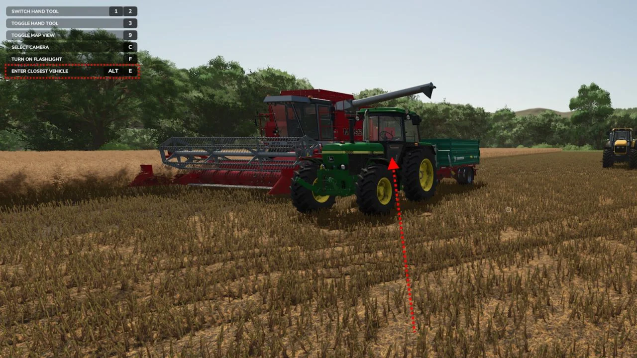 FS25 Enter Closest Vehicle V1.0 Other Mod FS25 Mod Free Download