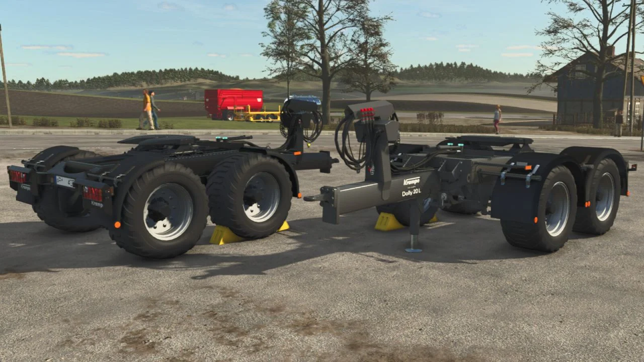 FS25 Equipment Dolly Trailer V1.0 Other Mod FS25 Mod Free Download