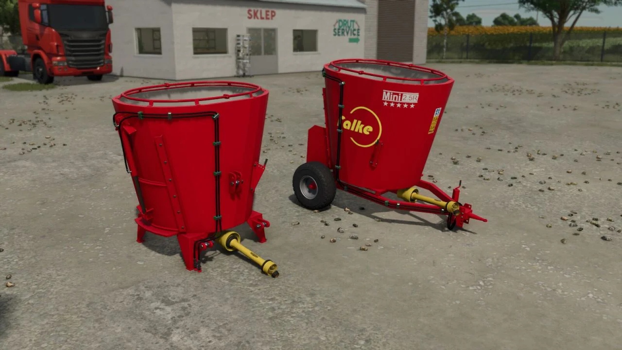 FS25 Falke Mini 2.5 / 2.5R Pack V1.0 Other Mod FS25 Mod Free Download