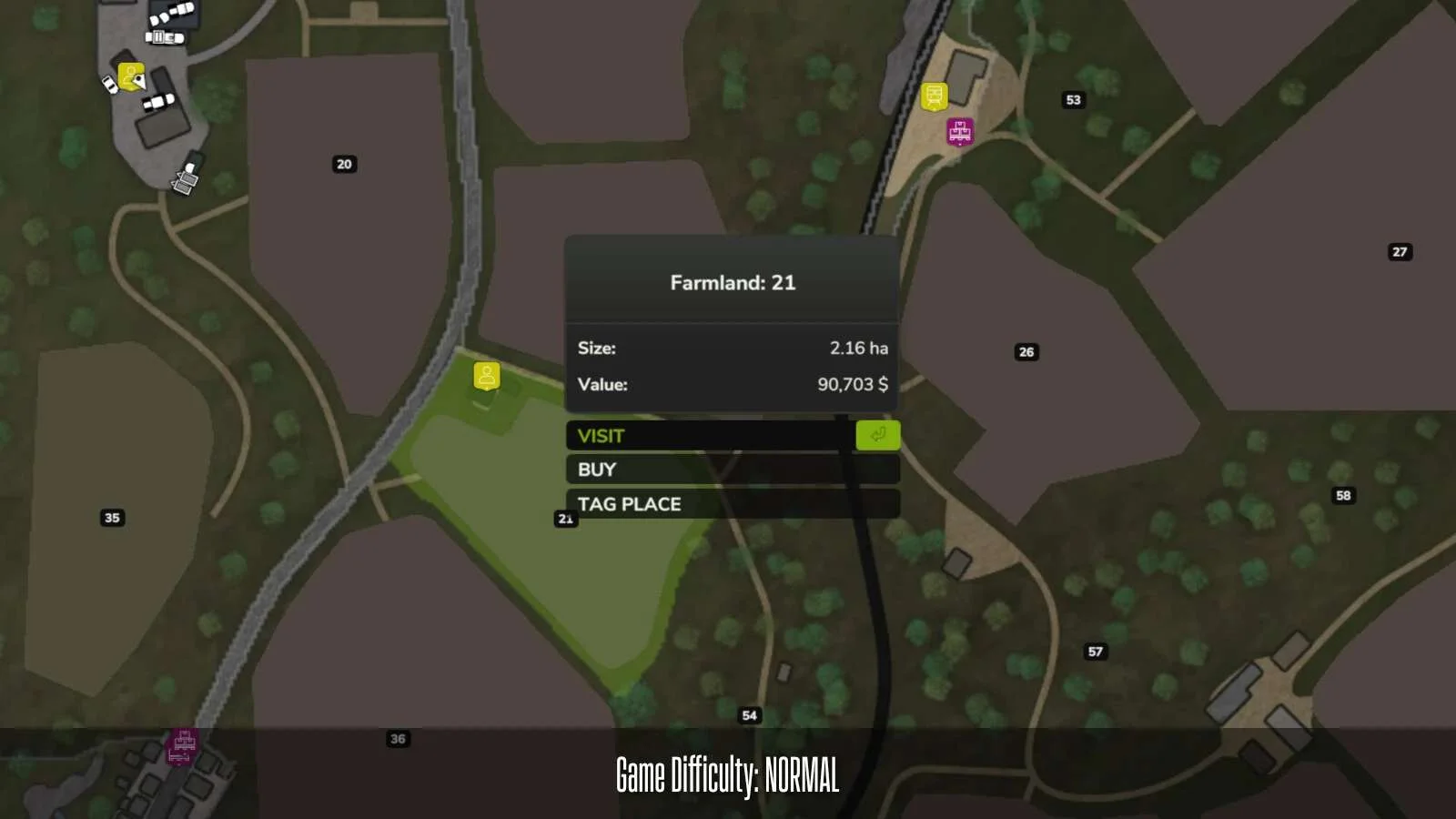 FS25 Farmland Cost By Difficulty v1.0 Other Mod
