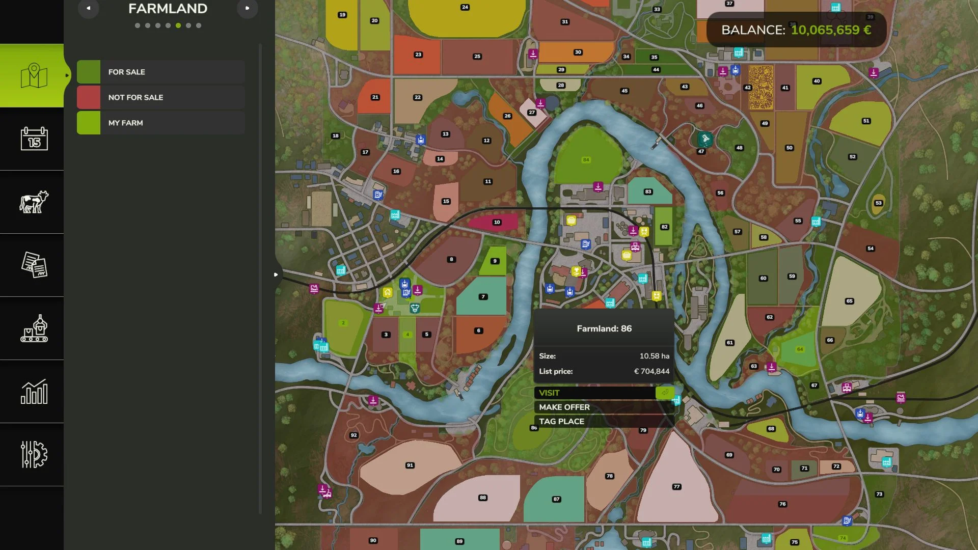 FS25 Farmland Market BETA 3 v0.6 Other Mod