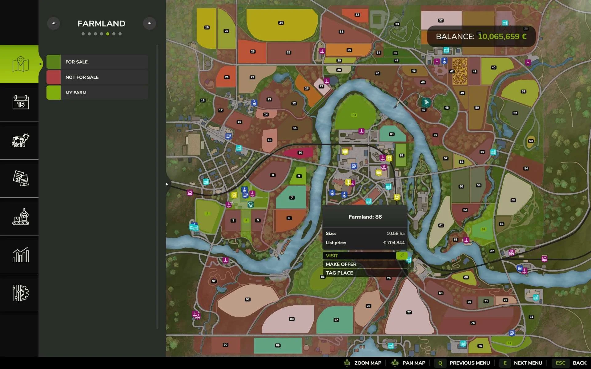 FS25 Farmland Market V1.0 Other Mod