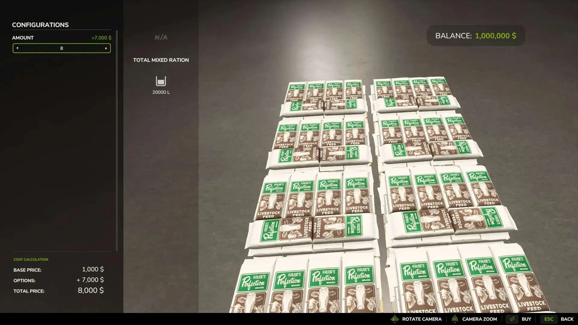 FS25 Feed pallets 2,500L v1.0 Other Mod FS25 Mod Free Download