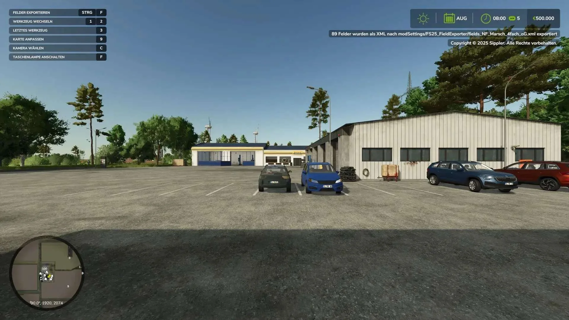 FS25 Feld Exporter v1.0 Other Mod FS25 Mod Free Download
