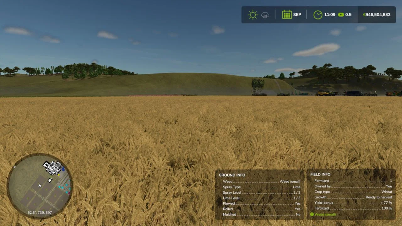 FS25 Field Detail Hud Infos V1.1 Other Mod