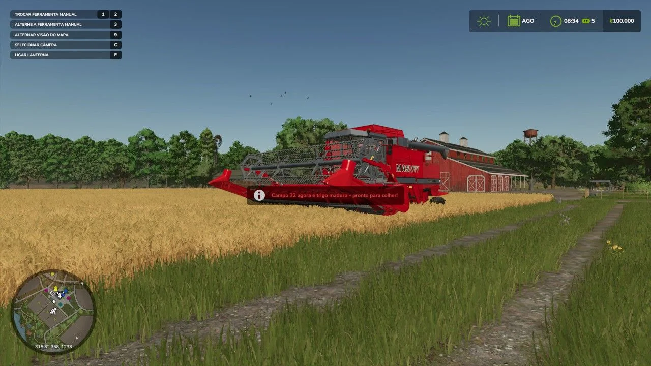 FS25 Field Wizard – Field Ready to Harvest in 1 s V1.2 Other Mod