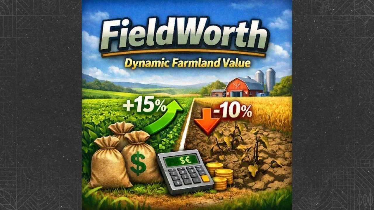 FS25 Field Worth Beta v1.0 Other Mod