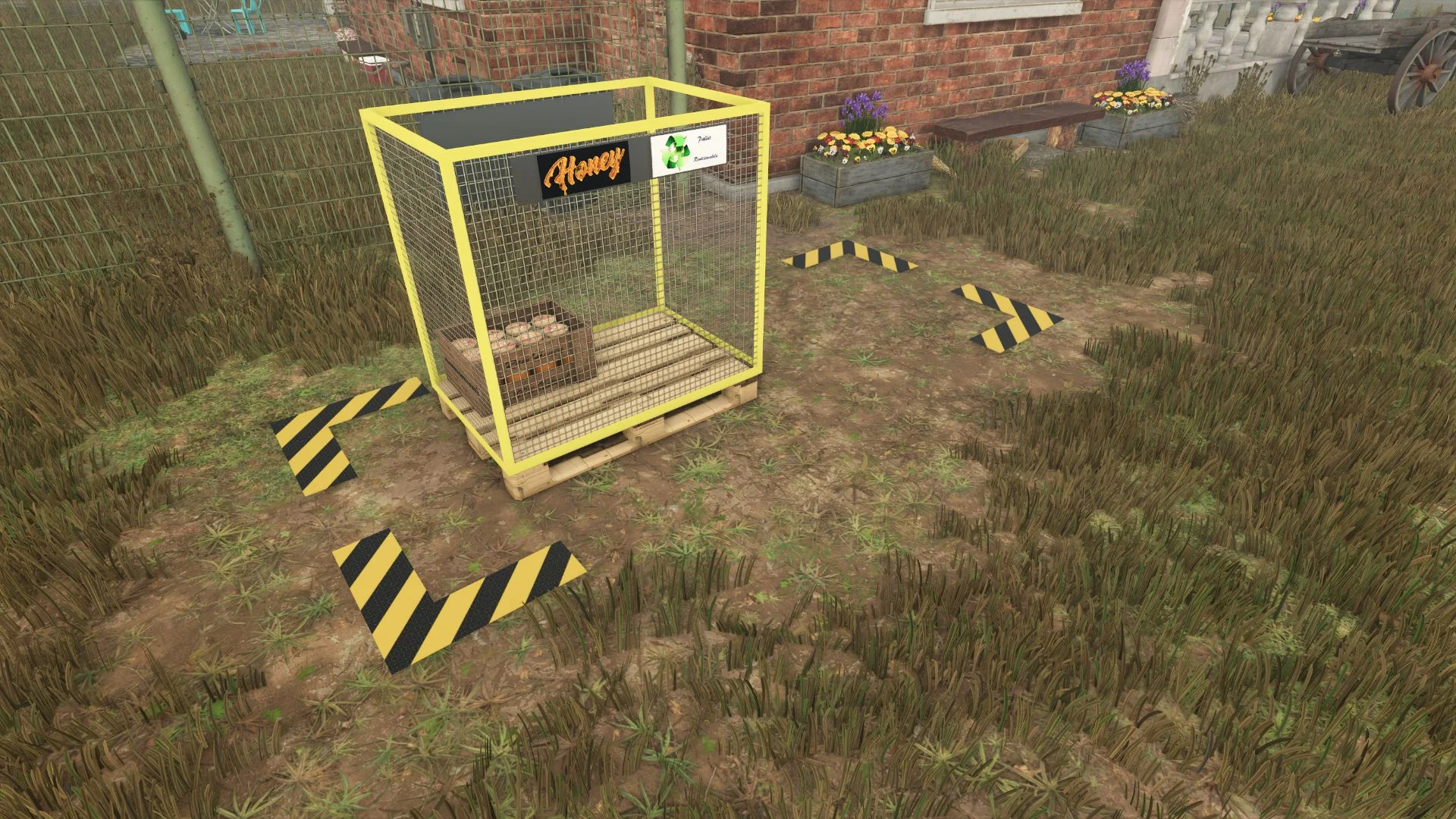 FS25 Fillable pallet (wool, honey, eggs) V1.0 Other Mod FS25 Mod Free Download