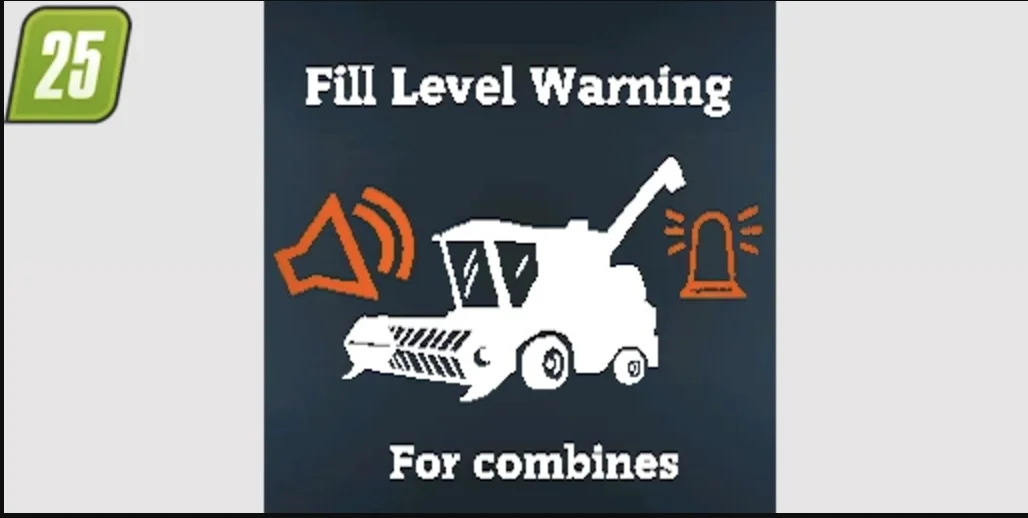 FS25 Filllevel Warning v1.0 Other Mod FS25 Mod Free Download