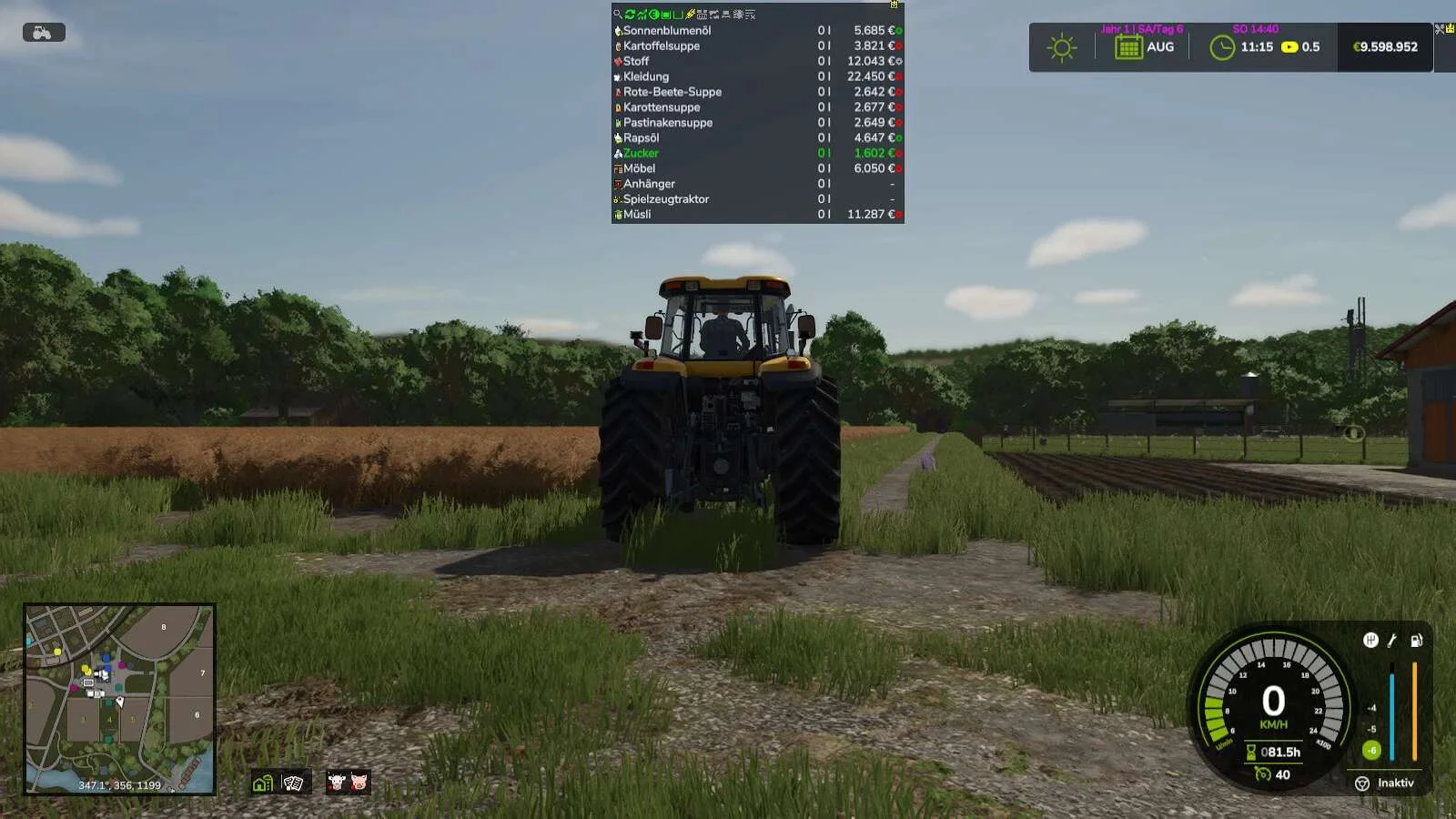 FS25 FillTypeAmountPrice Display v1.0.0.1 Other Mod FS25 Mod Free Download