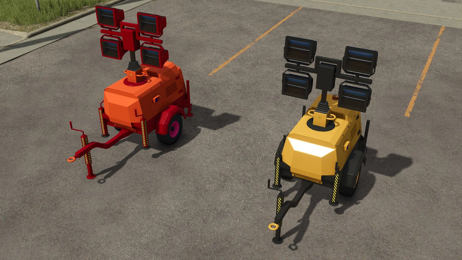 FS25 Flood Light V1.0 Other Mod FS25 Mod Free Download